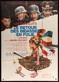 8t902 ROOKIES RUN AMOK 2 French 1p '83 Le Retour des Bidases en Folie, Hurel art of hippie in tank!