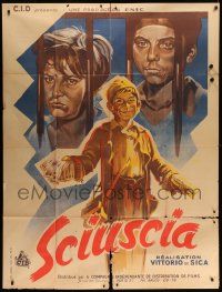 8t910 SHOESHINE French 1p R50s Vittorio De Sica's classic Sciuscia, different art of WWII orphans!
