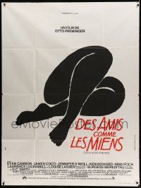 8t934 SUCH GOOD FRIENDS French 1p '73 Otto Preminger, image of little black book, Saul Bass art!