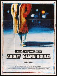 8t951 THIRTY TWO SHORT FILMS ABOUT GLENN GOULD French 1p '94 different art of man walking street!