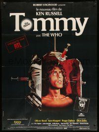 8t957 TOMMY French 1p '75 The Who, Roger Daltrey, wild different image by Roger Boumendil!