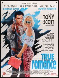 8t963 TRUE ROMANCE French 1p '93 Christian Slater, Patricia Arquette, Quentin Tarantino, different
