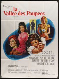 8t973 VALLEY OF THE DOLLS French 1p '68 Sharon Tate, Jacqueline Susann, different Grinsson art!