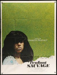 8t990 WILD CHILD French 1p '70 Francois Truffaut's classic L'Enfant Sauvage, Bourduge art!
