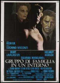 8t496 CONVERSATION PIECE Italian 2p '74 Luchino Visconti, Burt Lancaster, Silvana Mangano!