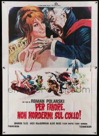 8t512 FEARLESS VAMPIRE KILLERS Italian 2p R70s Roman Polanski, rare different Piovano art, rare!