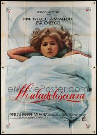 8t556 PLAYING WITH LOVE Italian 2p '77 Maladolescenza, wild coming-of-age teen torture movie!