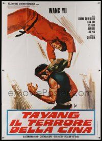 8t575 TAYANG IL TERRORE DELLA CINA Italian 2p '73 great Aller kung fu art of the terror of China!