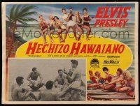 8t310 BLUE HAWAII Mexican LC '61 Elvis Presley plays guitar with Hawaiian natives on the beach!