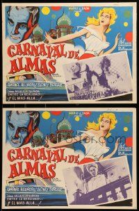 8t254 CARNIVAL OF SOULS 6 Mexican LCs '62 Candice Hilligoss, Sidney Berger, great border art!