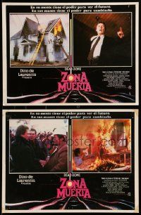8t252 DEAD ZONE 7 Mexican LCs '83 David Cronenberg, Stephen King, Christopher Walken, Tom Skerritt!