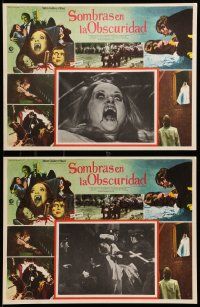 8t247 HOUSE OF DARK SHADOWS 8 Mexican LCs '70 Jonathan Frid as vampire Barnabas Collins!
