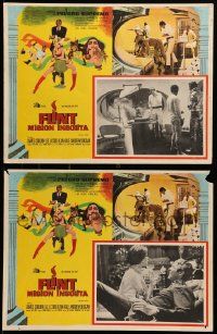 8t260 IN LIKE FLINT 5 Mexican LCs '67 secret agent James Coburn, great Bob Peak border art!