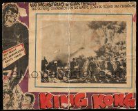 8t346 KING KONG Mexican LC R42 special effects image of Robert Armstrong & crew watching dinosaur!