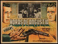 8t347 KNOCK ON ANY DOOR Mexican LC R60s cool art of Humphrey Bogart & John Derek, Nicholas Ray!