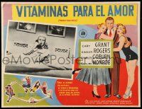 8t355 MONKEY BUSINESS Mexican LC '52 c/u of Ginger Rogers + sexy Marilyn Monroe in border art!