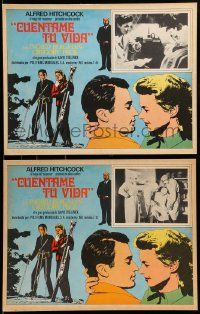 8t266 SPELLBOUND 4 Mexican LCs R70s Alfred Hitchcock, Gregory Peck, Ingrid Bergman