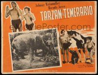 8t382 TARZAN'S DESERT MYSTERY Mexican LC R60s Johnny Weissmuller with elephants, Sheffield