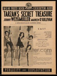 8t040 TARZAN'S SECRET TREASURE pressbook supplement R48 Weissmuller, Maureen O'Sullivan, Sheffield