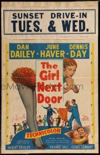 8t123 GIRL NEXT DOOR WC '53 sexiest full-length June Haver + Dan Dailey & Dennis Day!