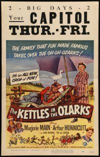 8t148 KETTLES IN THE OZARKS WC '56 Marjorie Main as Ma in the family that fun made famous!