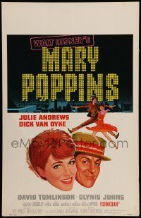 8t166 MARY POPPINS WC '64 Julie Andrews & Dick Van Dyke in Walt Disney's musical classic!