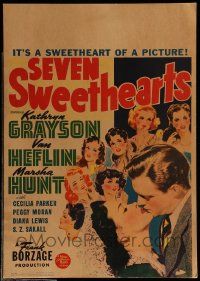 8t202 SEVEN SWEETHEARTS WC '42 Kathryn Grayson, Van Heflin, Marsha Hunt, directed by Frank Borzage