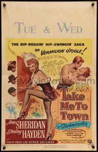 8t216 TAKE ME TO TOWN WC '53 the saga of sexy Ann Sheridan & the men she fooled, Sterling Hayden