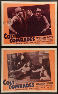 8w850 COLT COMRADES 2 LCs R40s images of western cowboy William Boyd as Hopalong Cassidy!