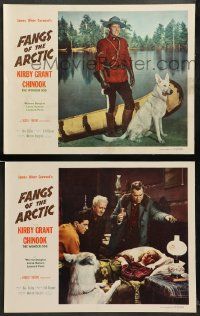 8w863 FANGS OF THE ARCTIC 2 LCs '53 Mountie Kirby Grant, Hansen and Chinook the Wonder Dog!