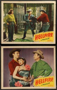 8w880 HELLFIRE 2 LCs '49 William Wild Bill Elliot, sexy Marie Windsor, Tucker, classic western!