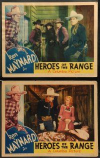 8w884 HEROES OF THE RANGE 2 LCs '36 blazing adventure with your fighting favorite, Ken Maynard!
