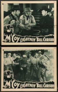 8w902 LIGHTNIN' BILL CARSON 2 LCs R40s great images of cowboy Tim McCoy in the title role!