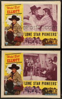 8w906 LONE STAR PIONEERS 2 LCs R48 western cowboy Wild Bill Elliott, the Texas badlands!