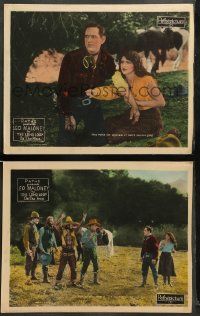 8w907 LONG LOOP ON THE PECOS 2 LCs '27 great images of western cowboy Leo Maloney, Eugenia Gilbert!
