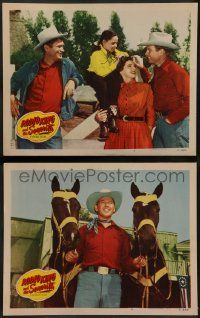 8w945 RODEO KING & THE SENORITA 2 LCs '51 Arizona Cowboy Rex Allen & Miracle Horse Koko!