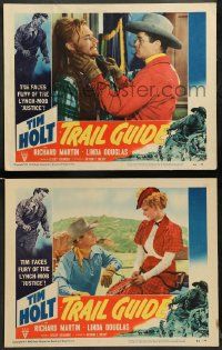 8w972 TRAIL GUIDE 2 LCs '52 Tim Holt, faces fury of the lynch-mob justice!