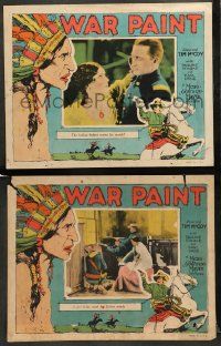 8w985 WAR PAINT 2 LCs '26 great images of western cowboy Tim McCoy, Native American art!
