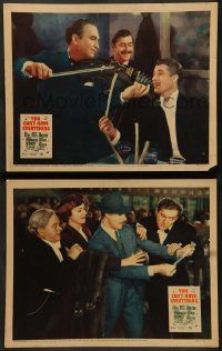8w999 YOU CAN'T HAVE EVERYTHING 2 LCs '37 Don Ameche w/ violinist & reading telegram w/ Harry Ritz!