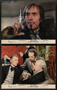 8w192 I, MONSTER 8 English LCs '71 Christopher Lee & Peter Cushing in a Dr. Jekyll & Mr. Hyde story