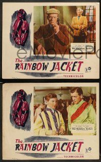 8w472 RAINBOW JACKET 7 English LCs '54 English horse racing, turf thrills, cool images!