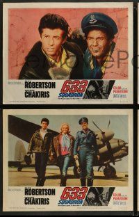 8w023 633 SQUADRON 8 LCs '64 Cliff Robertson, George Chakiris, The Winged Legend of World War II!