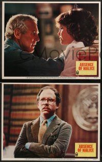 8w027 ABSENCE OF MALICE 8 LCs '81 Paul Newman, Sally Field, Sydney Pollack directed!