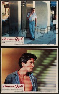 8w038 AMERICAN GIGOLO 8 LCs '80 handsomest male prostitute Richard Gere & Lauren Hutton!