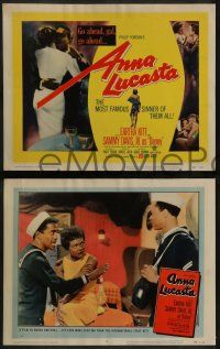 8w042 ANNA LUCASTA 8 LCs '59 great images of Eartha Kitt, Sammy Davis Jr.!