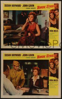 8w055 BACK STREET 8 LCs '61 Susan Hayward & John Gavin romantic images, Vera Miles!