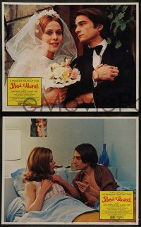 8w067 BED & BOARD 8 LCs '71 Francois Truffaut's Domicile conjugal, Jean-Pierre Leaud at wedding!
