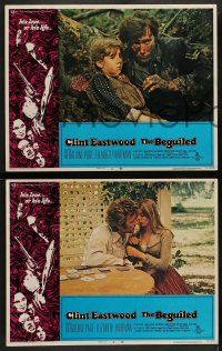 8w638 BEGUILED 4 LCs '71 Clint Eastwood & Geraldine Page, directed by Don Siegel!
