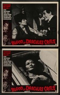 8w495 BLOOD OF DRACULA'S CASTLE 6 LCs '69 John Carradine, Raymond, Alexander D'Arcy as the vampire!