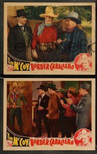 8w496 BORDER CABALLERO 6 LCs '36 great images of Tim McCoy as a Mexican cowboy!